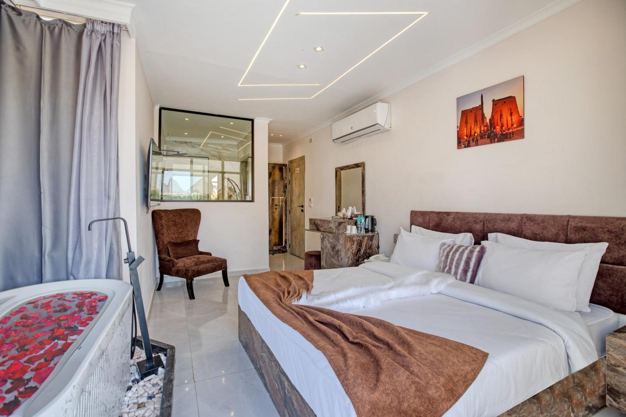 Tree Lounge Pyramids View Inn , Sphinx Giza Kafret el-Gabal Zewnętrze zdjęcie