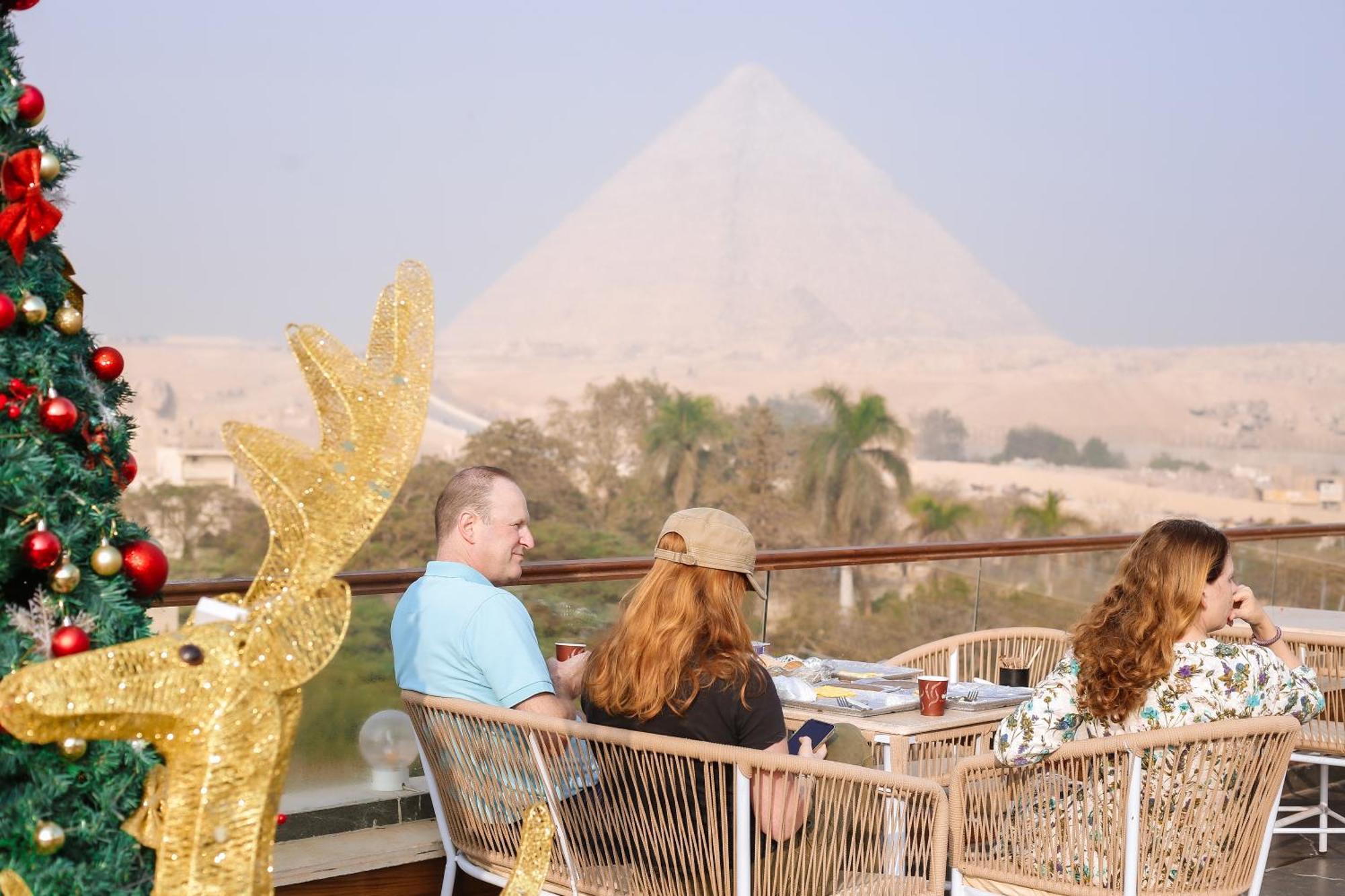 Tree Lounge Pyramids View Inn , Sphinx Giza Kafret el-Gabal Zewnętrze zdjęcie