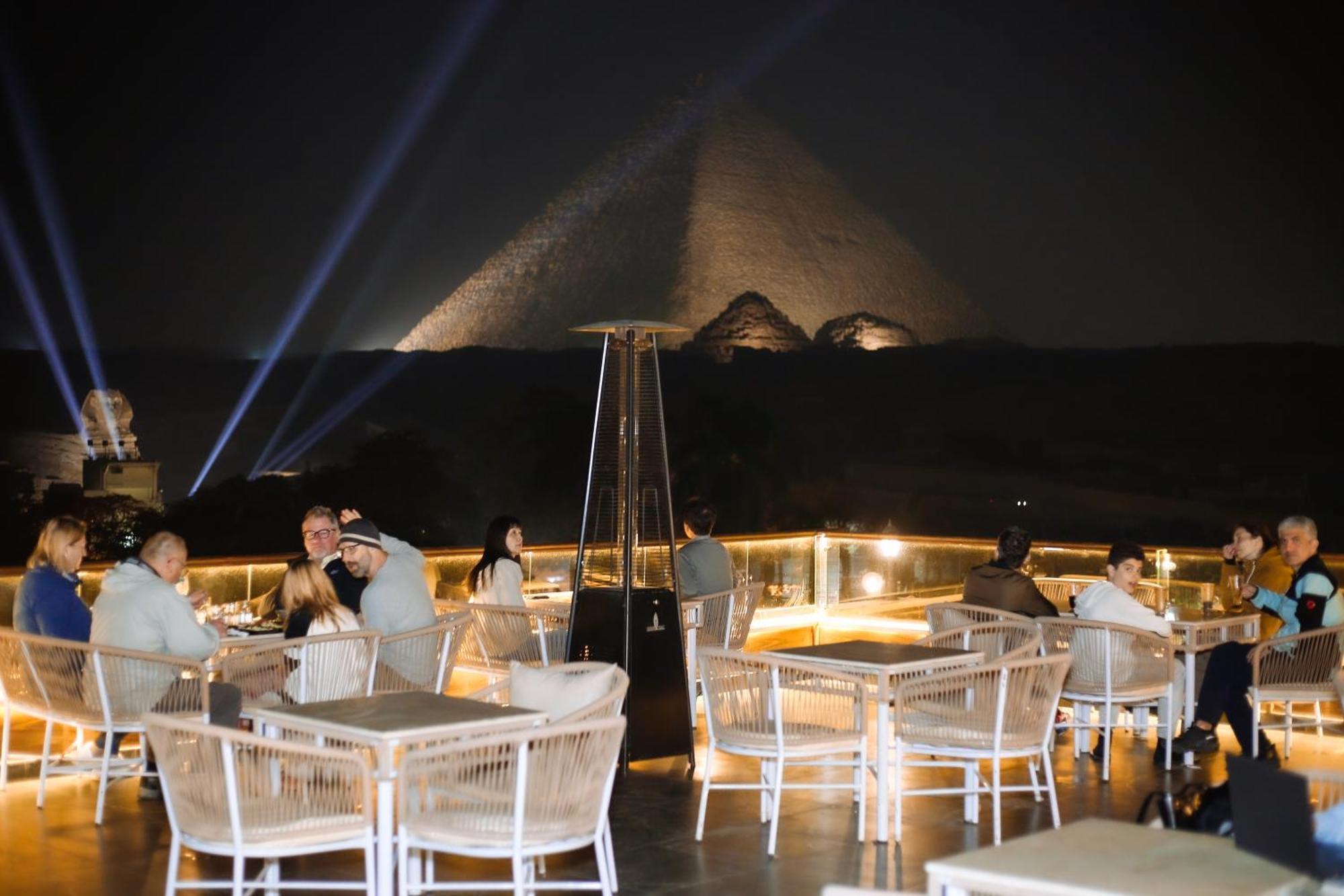 Tree Lounge Pyramids View Inn , Sphinx Giza Kafret el-Gabal Zewnętrze zdjęcie